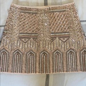 Embellished Club Monaco Mini Skirt